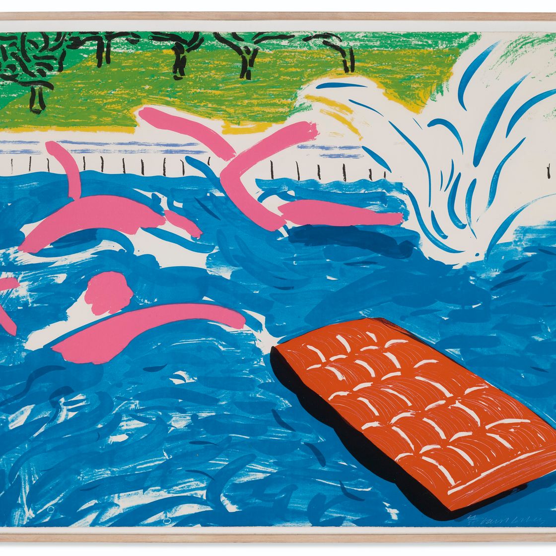 David Hockney — Послеобеденное плавание, изображение 2