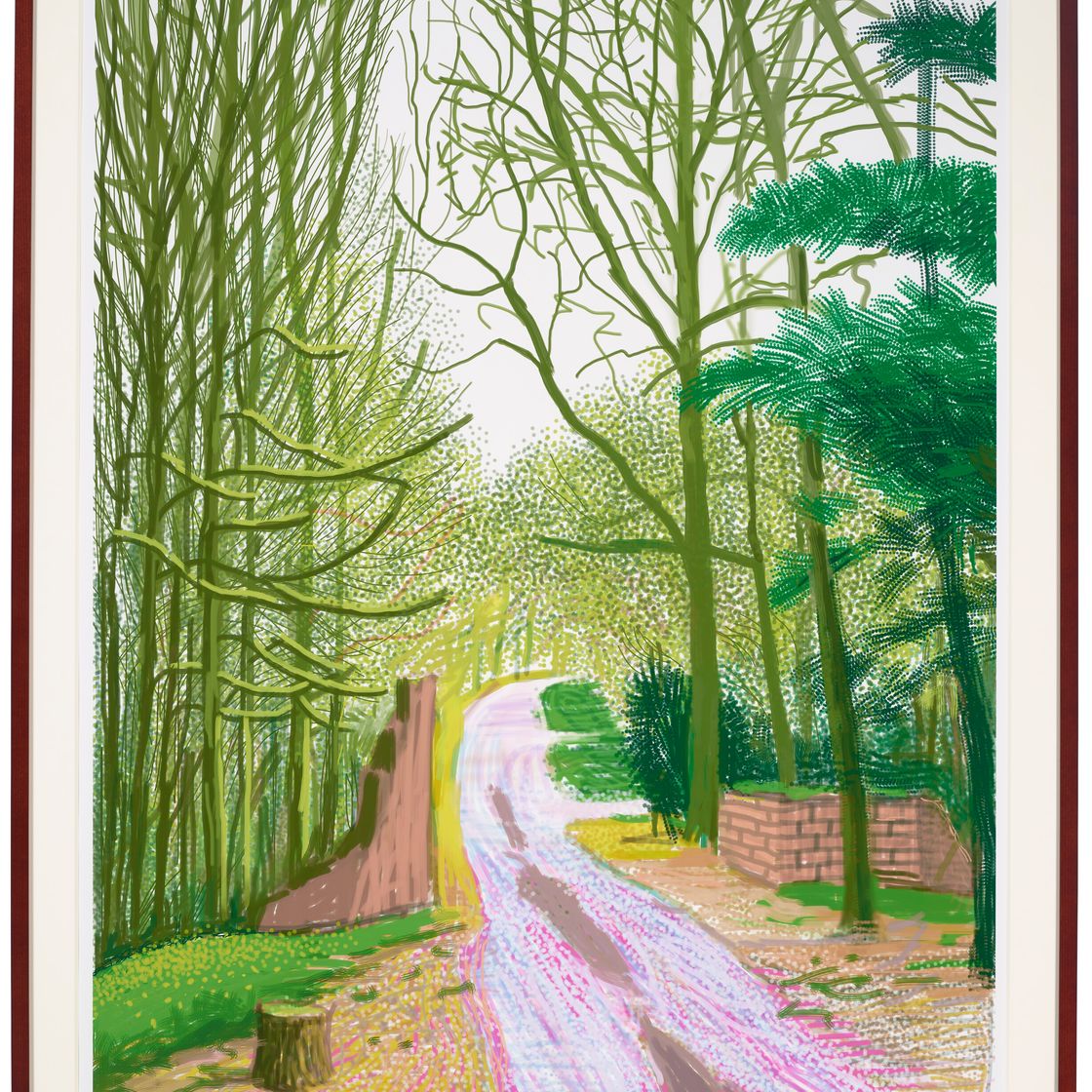 David Hockney — Приход весны в Уолдгейт, Восточный Йоркшир, в 2011 году (двадцать одиннадцать часов) - 30 марта 2011, изображение 2