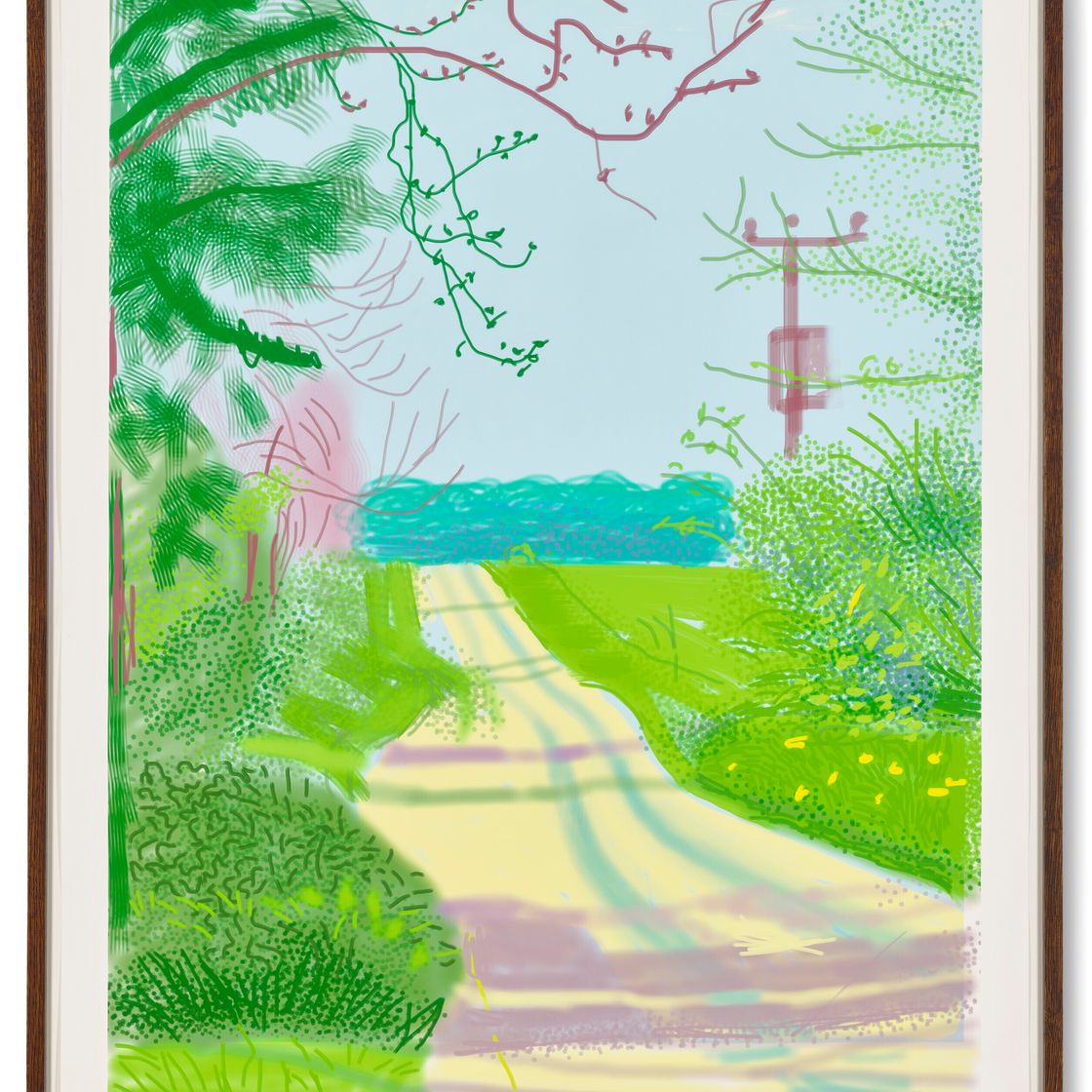 David Hockney — Приход весны в Уолдгейт, Восточный Йоркшир, в 2011 году (двадцать одиннадцать) - 23 апреля, изображение 2