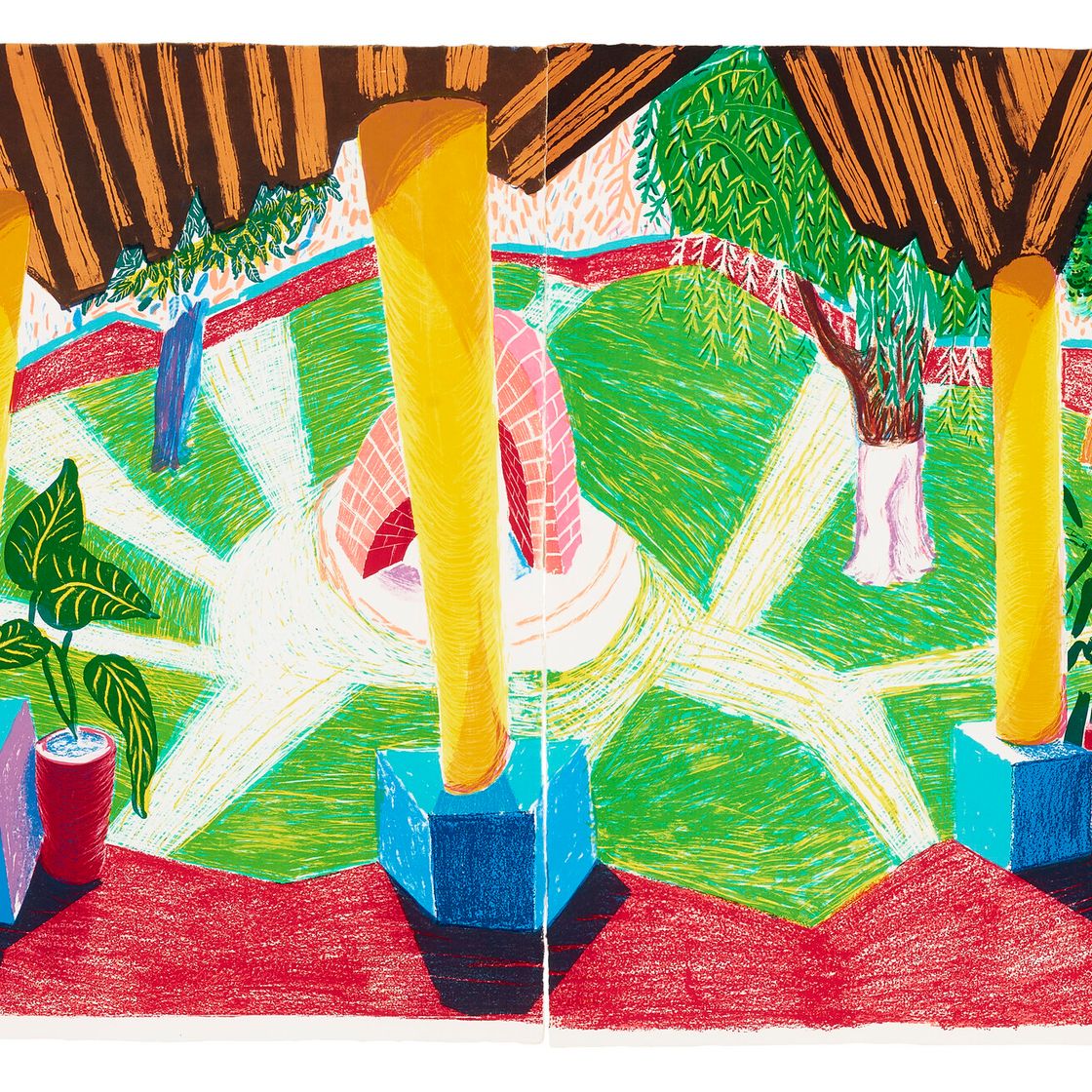 David Hockney — Отель "Акатлан": Две недели спустя после переезда в центр внимания, изображение 1