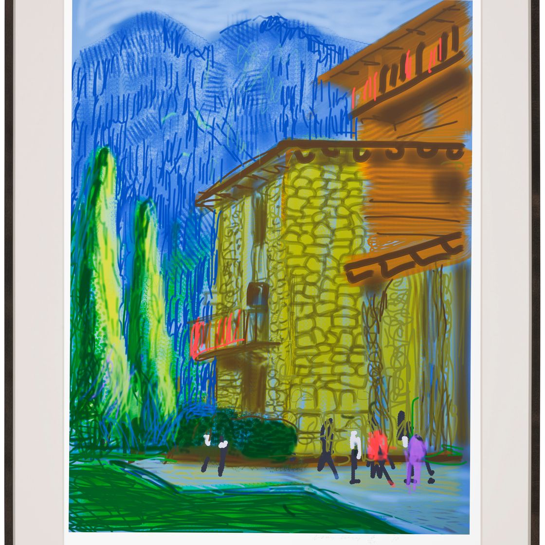 David Hockney — Без названия № 1, из Йосемитского комплекса, изображение 2