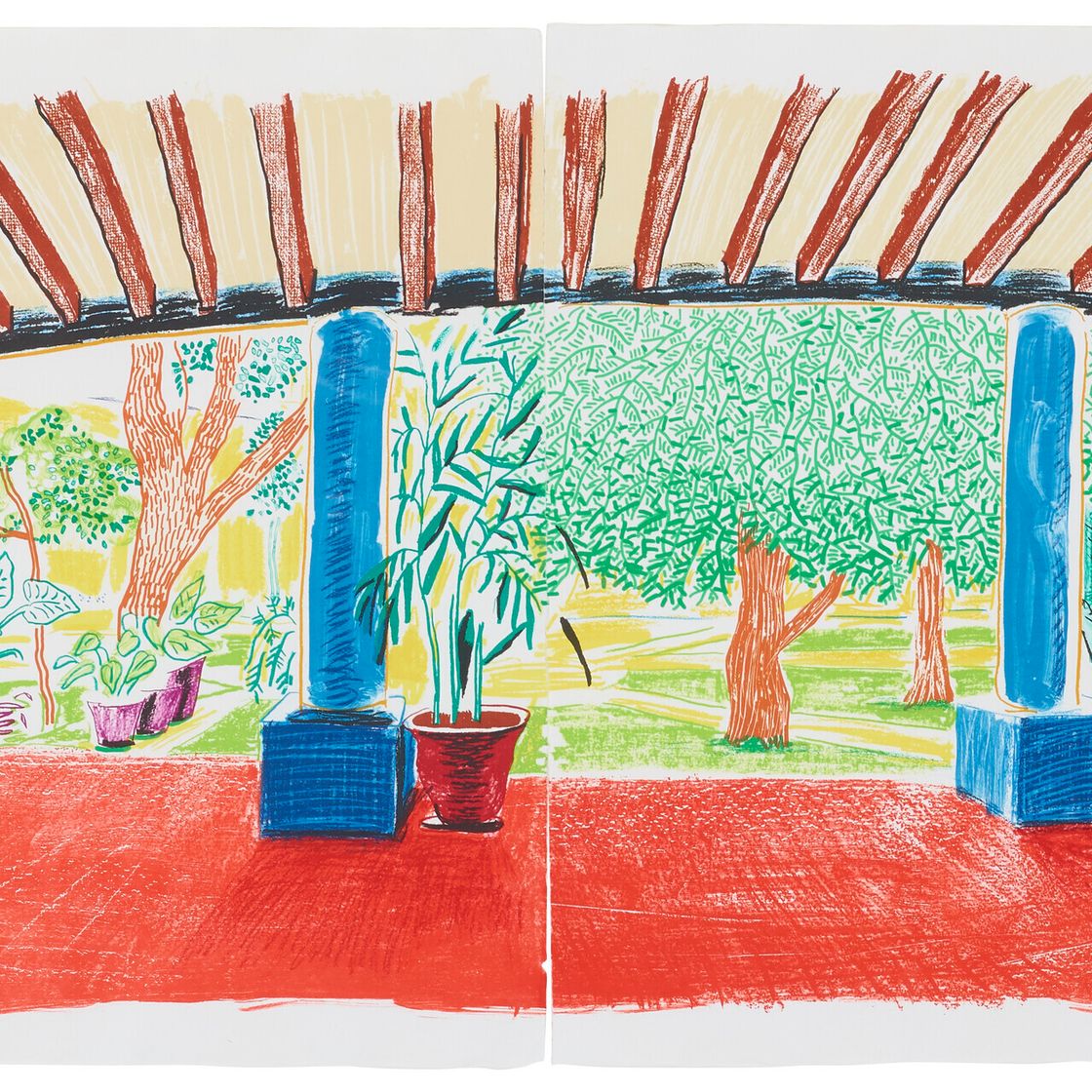 David Hockney — Отель "Акатлан": Первый день после переезда в центр внимания, изображение 1