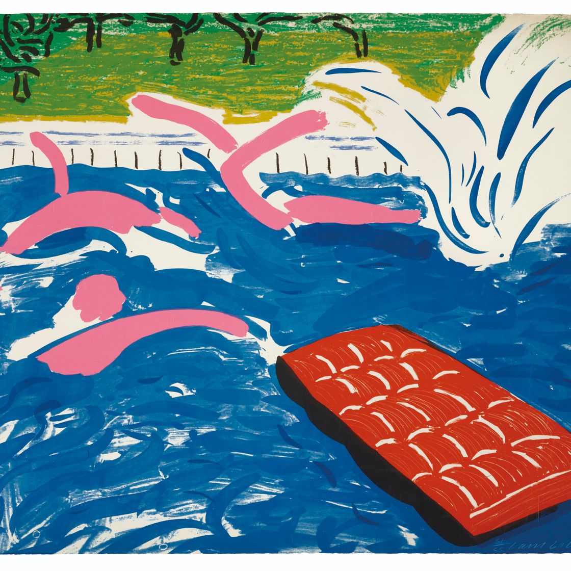 David Hockney — Послеобеденное плавание