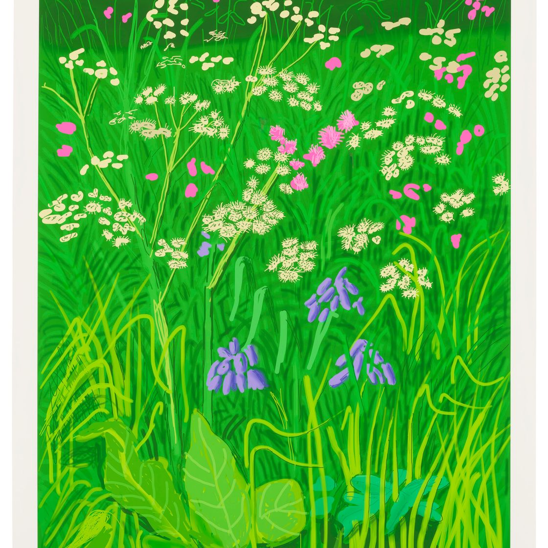 David Hockney — Приход весны в Уолдгейт, Восточный Йоркшир, в 2011 году (двадцать одиннадцать) - 17 мая 2011