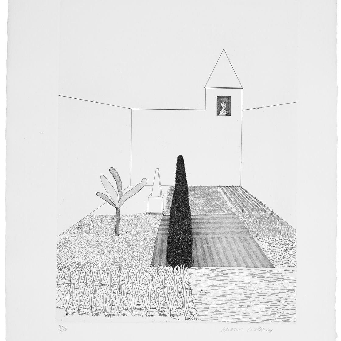 David Hockney — Иллюстрации к шести сказкам Братьев Гримм, изображение 5