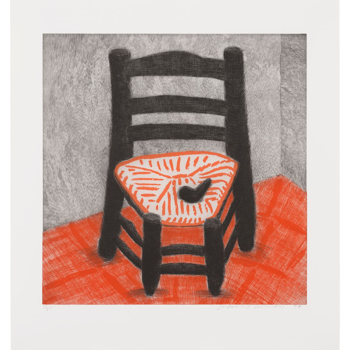 David Hockney — Кресло Ван Гога (черное)