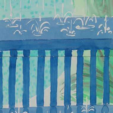 David Hockney — Субботний дождь II