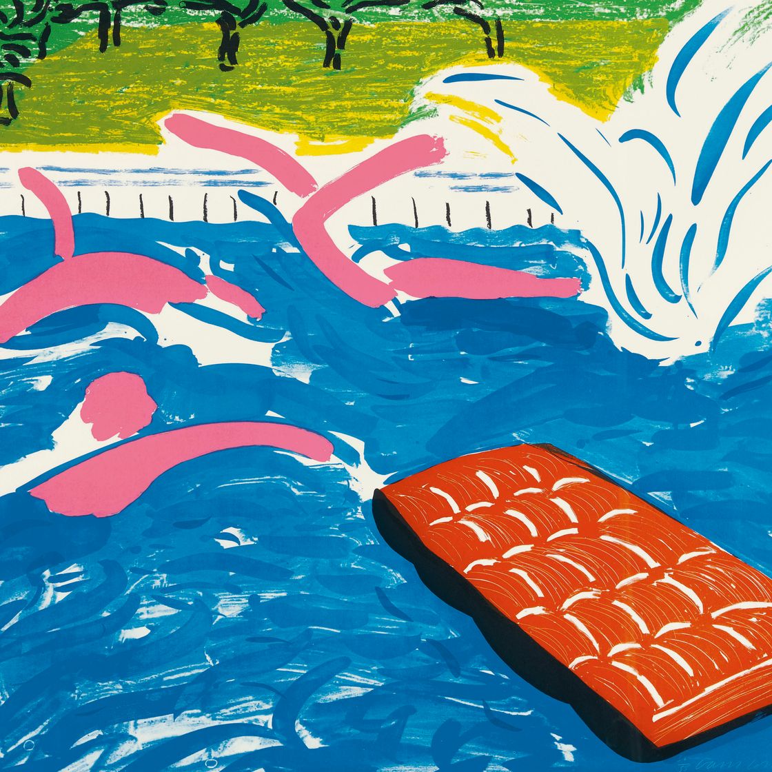 David Hockney — Послеобеденное плавание