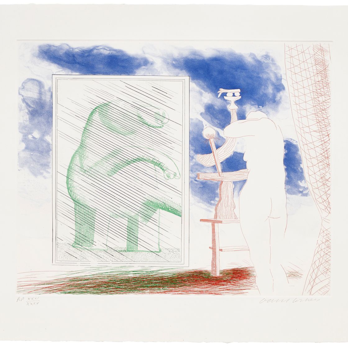 David Hockney — Синяя гитара, изображение 13