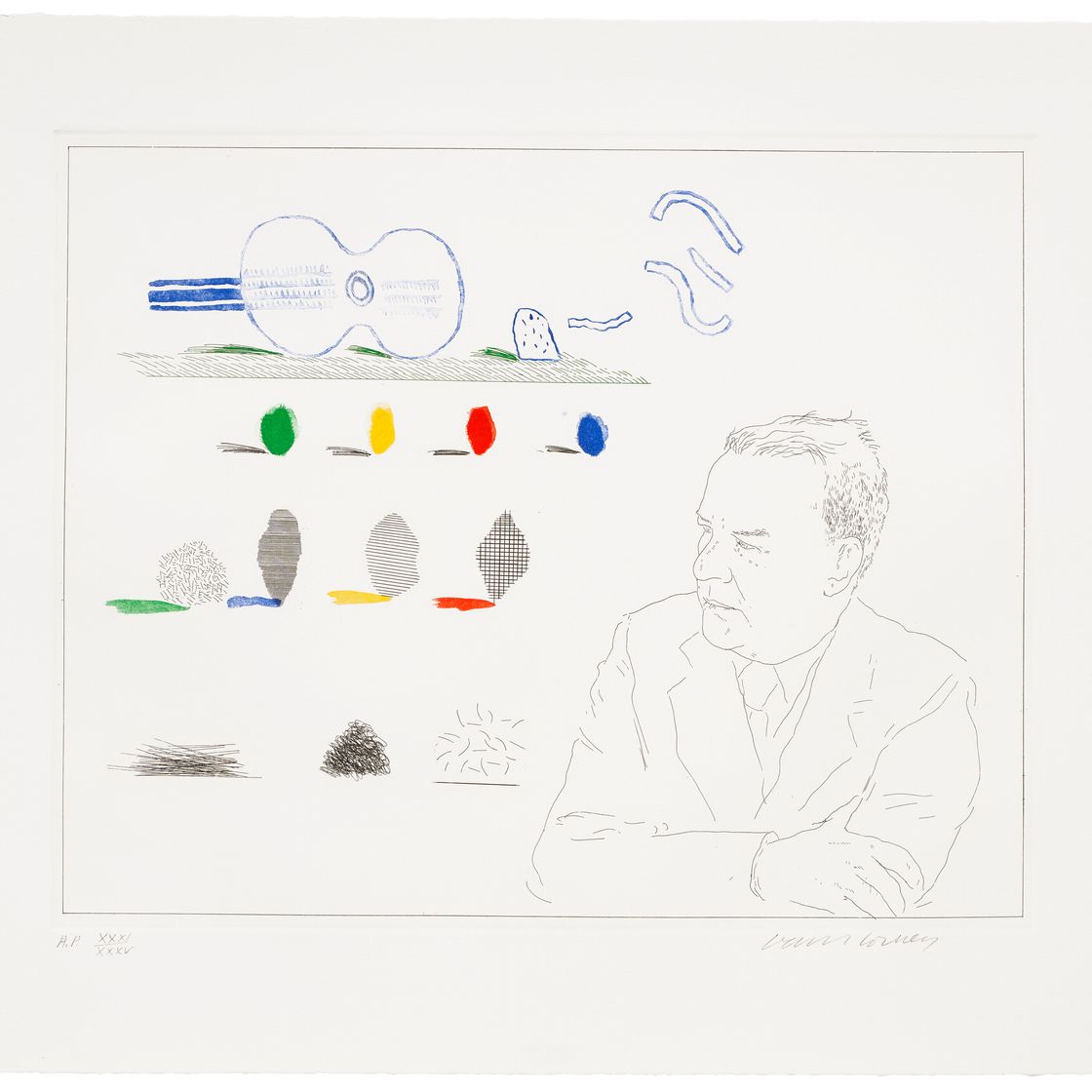 David Hockney — Синяя гитара, изображение 14