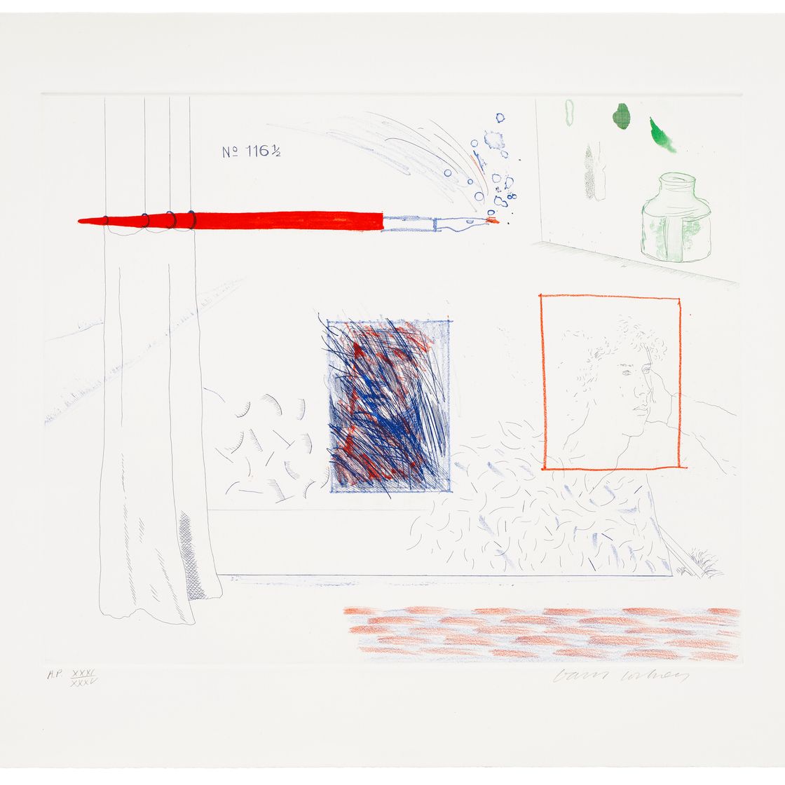David Hockney — Синяя гитара, изображение 15