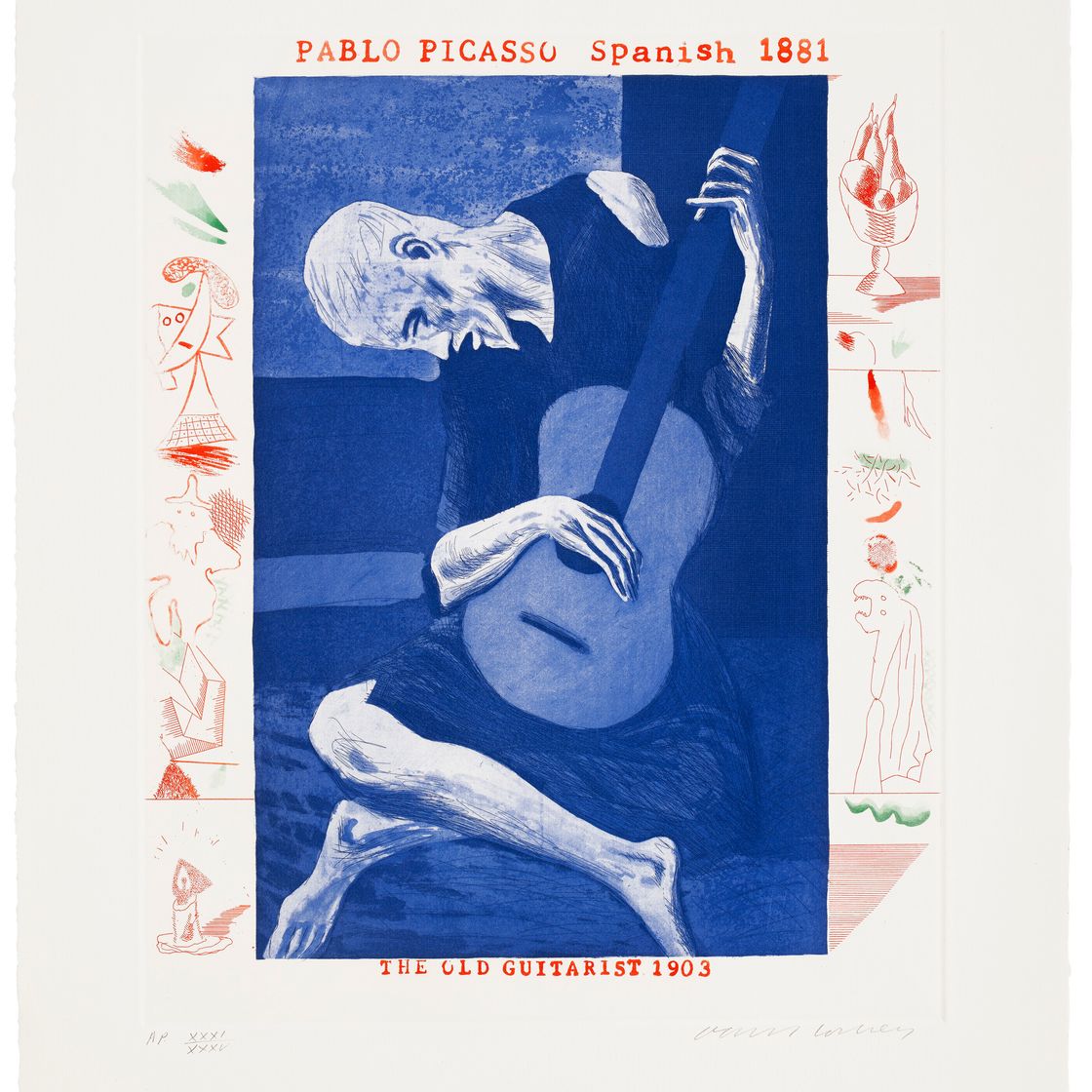 David Hockney — Синяя гитара, изображение 3