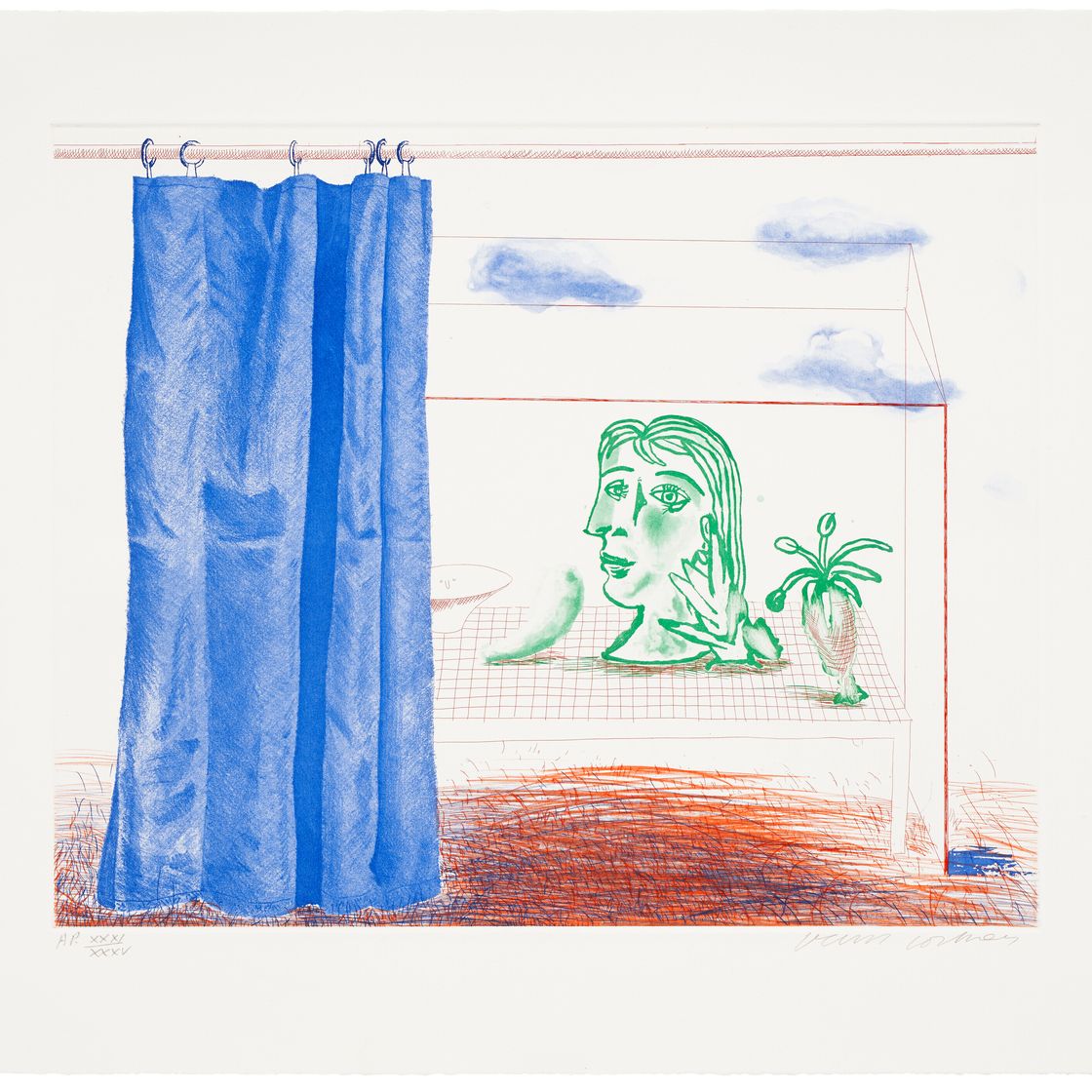 David Hockney — Синяя гитара, изображение 21