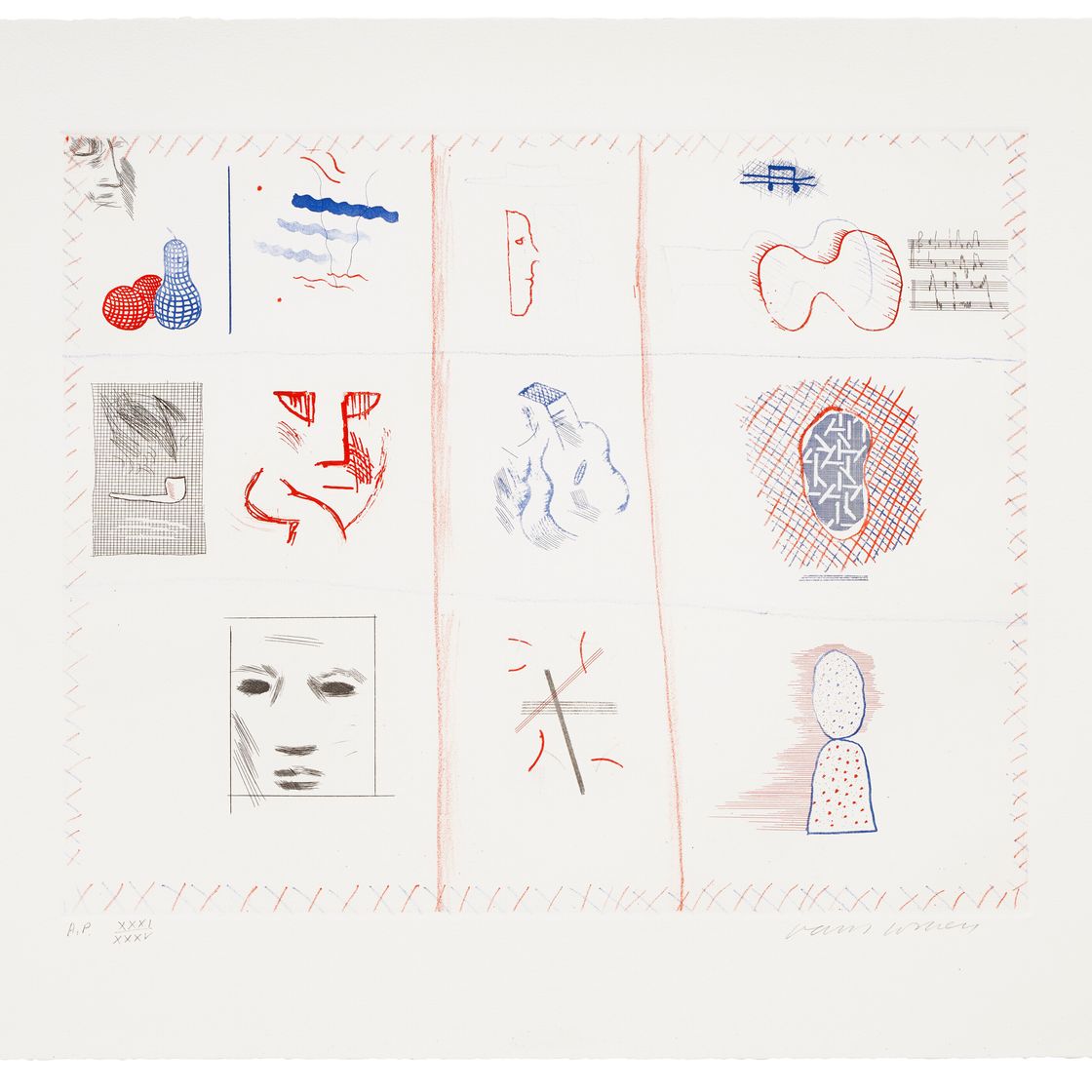 David Hockney — Синяя гитара, изображение 6
