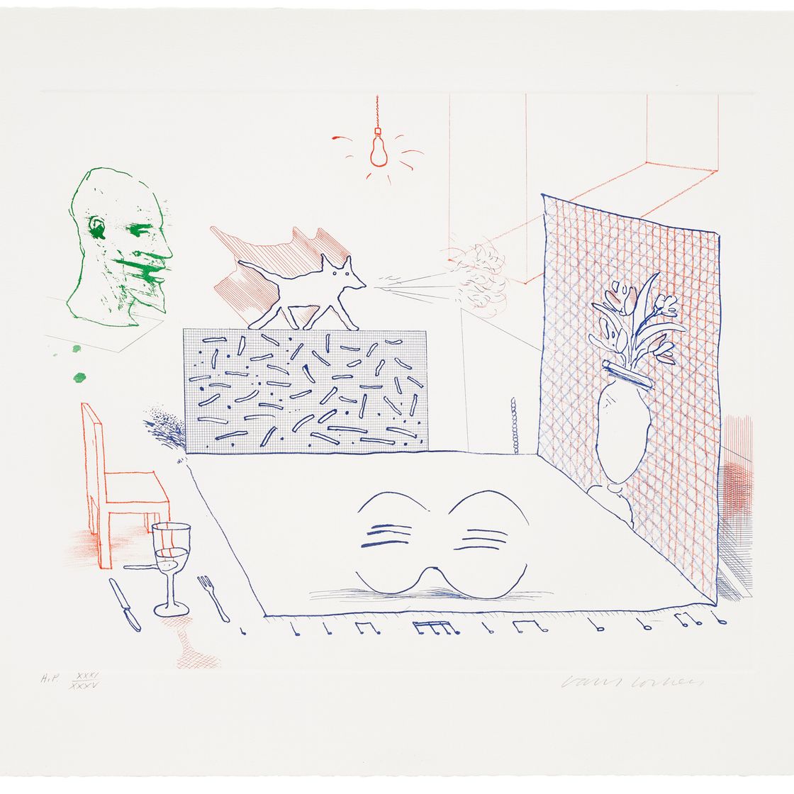 David Hockney — Синяя гитара, изображение 8
