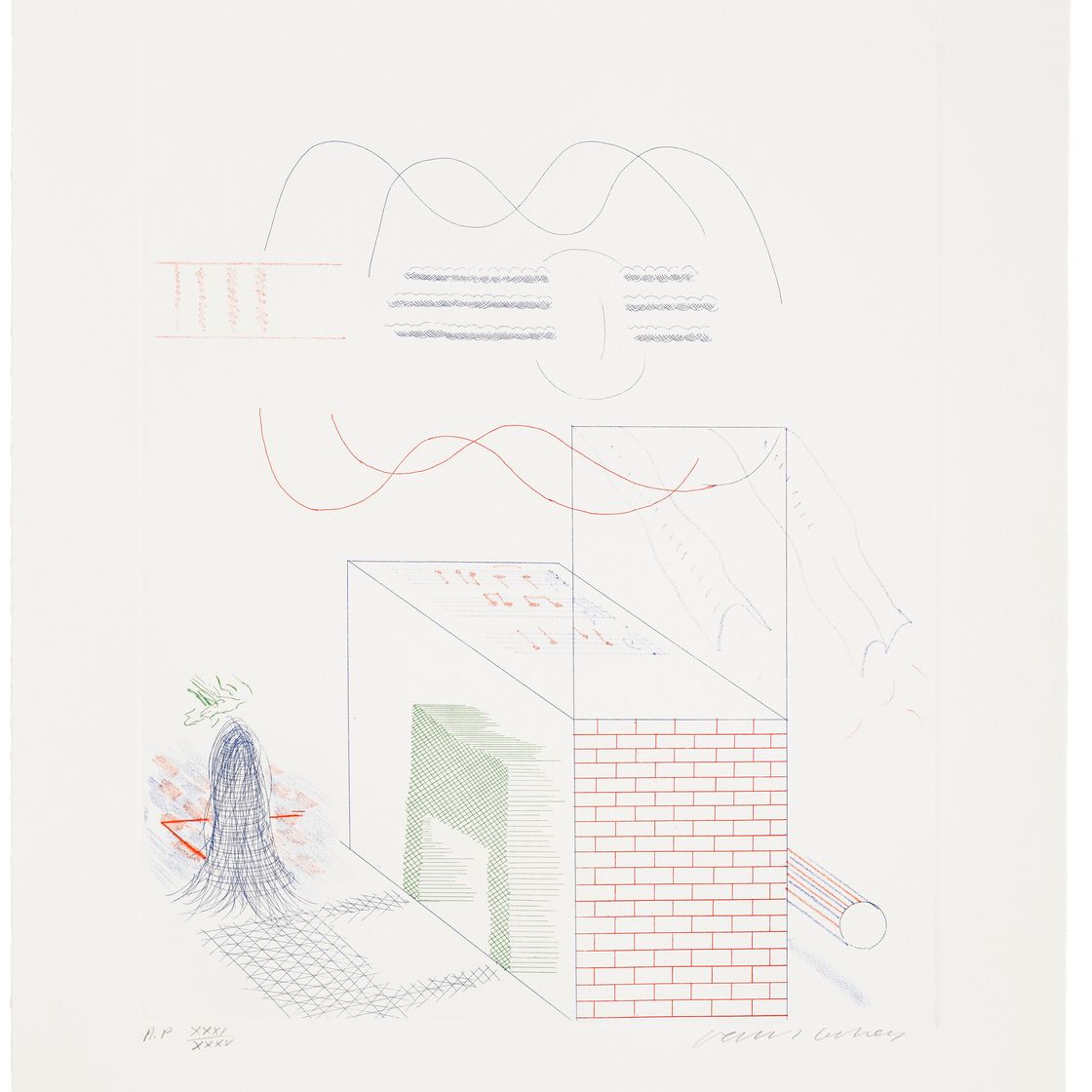 David Hockney — Синяя гитара, изображение 9