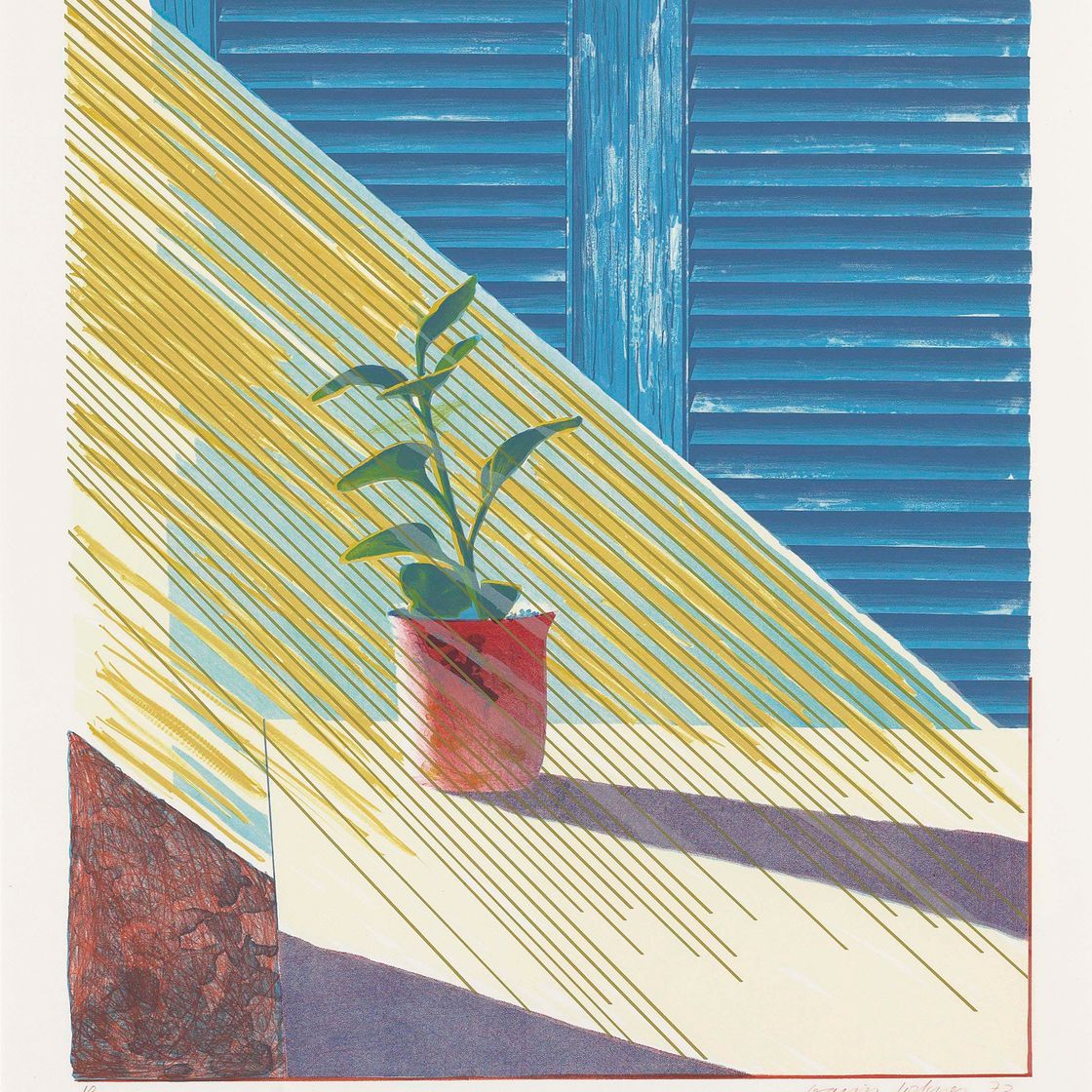 David Hockney — Серия "Погода" (S.A.C. 136-141; Токио 127-132), изображение 2