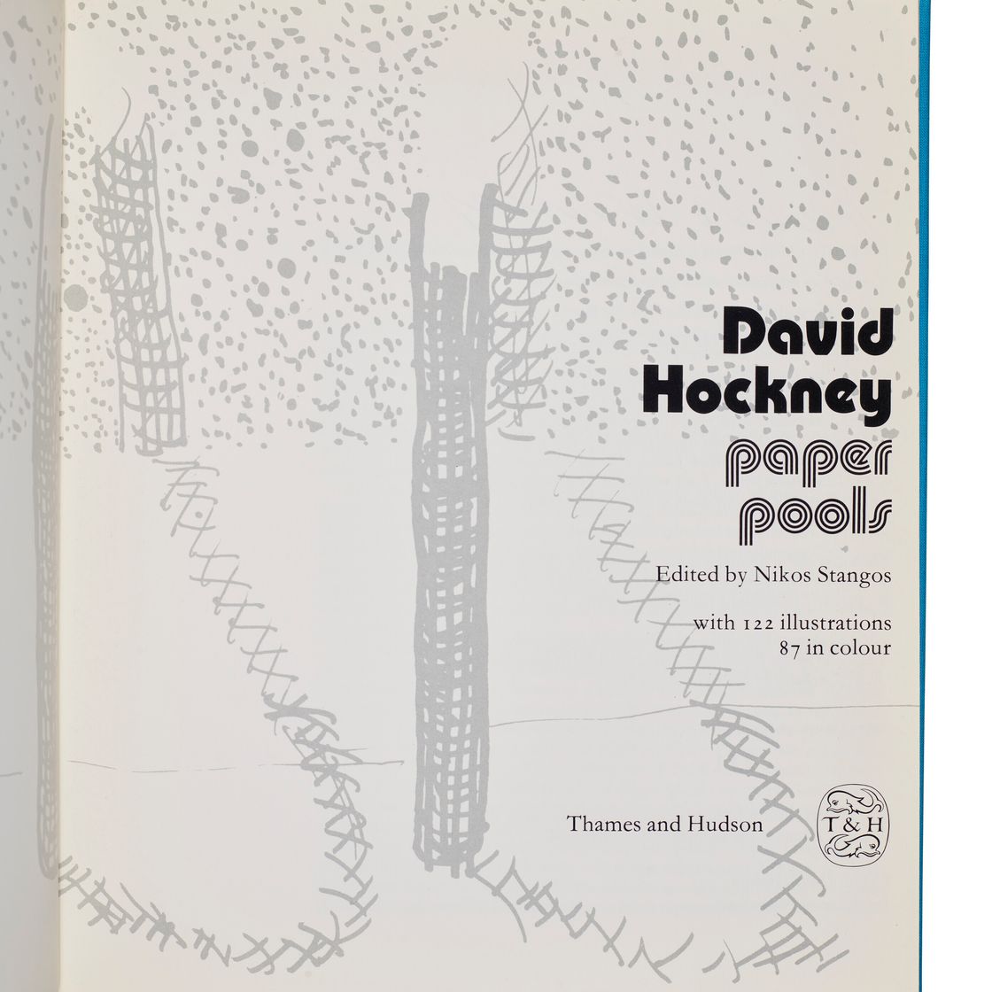 David Hockney — Бассейн из бумаги и синих чернил для книги, изображение 2