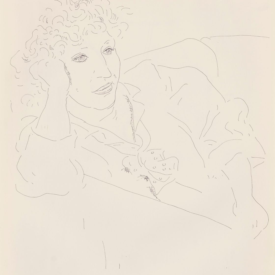 David Hockney — Селия, Голливуд, май 1984 года