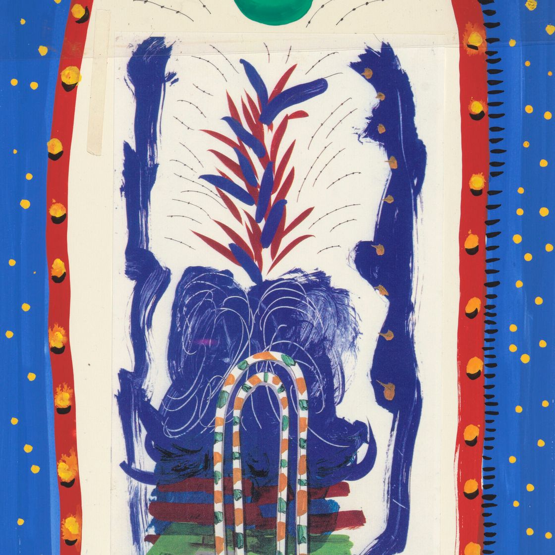 David Hockney — Подготовка к балу искусств в Челси, изображение 1
