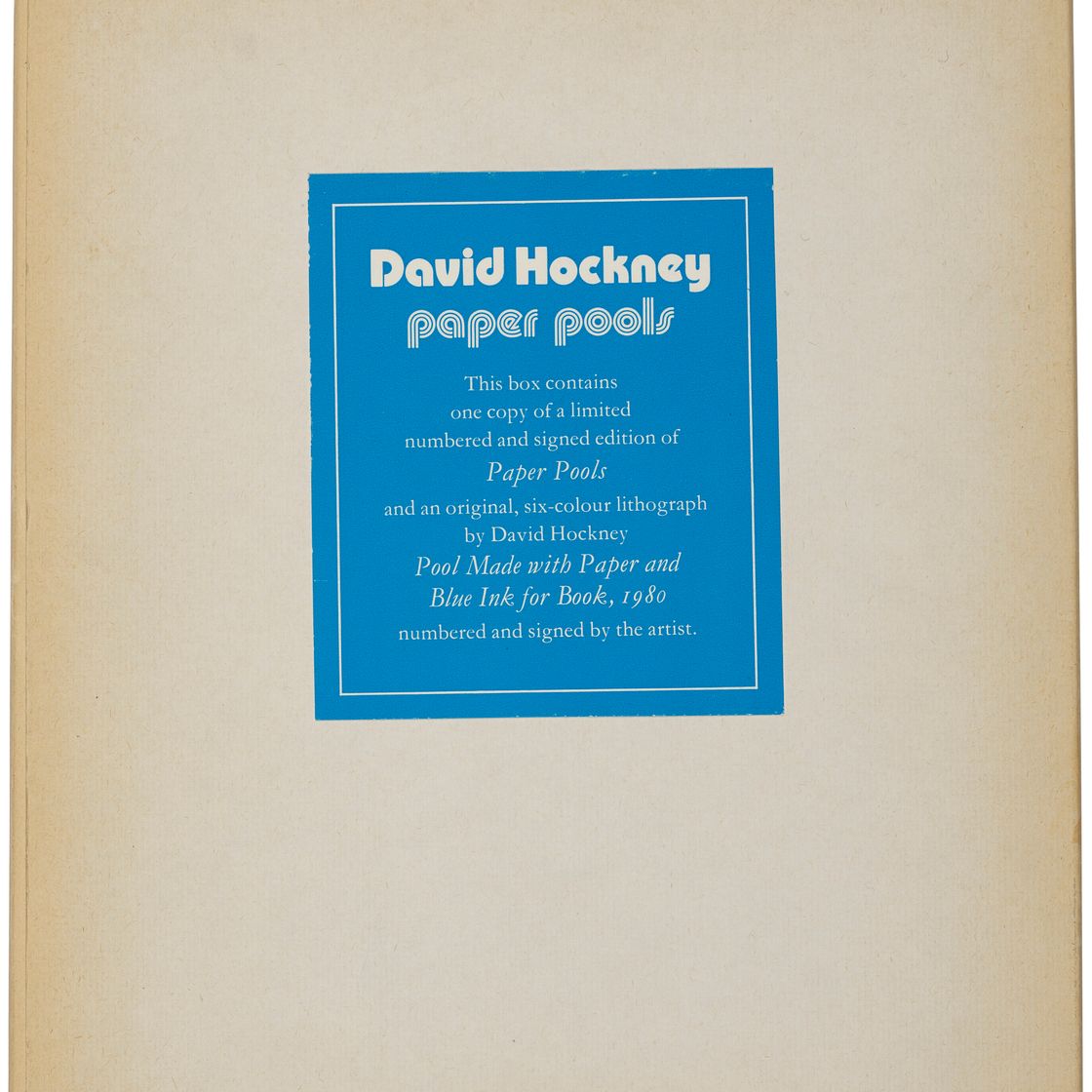 David Hockney — Бассейн из бумаги и синих чернил для книги, изображение 3
