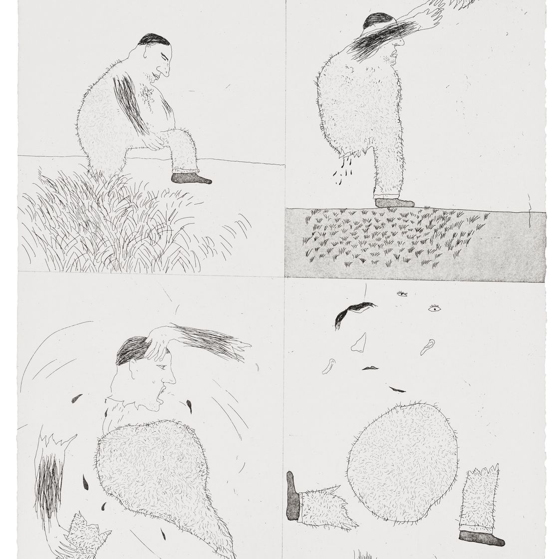 David Hockney — Иллюстрации к "Шести сказкам" Братьев Гримм, изображение 7