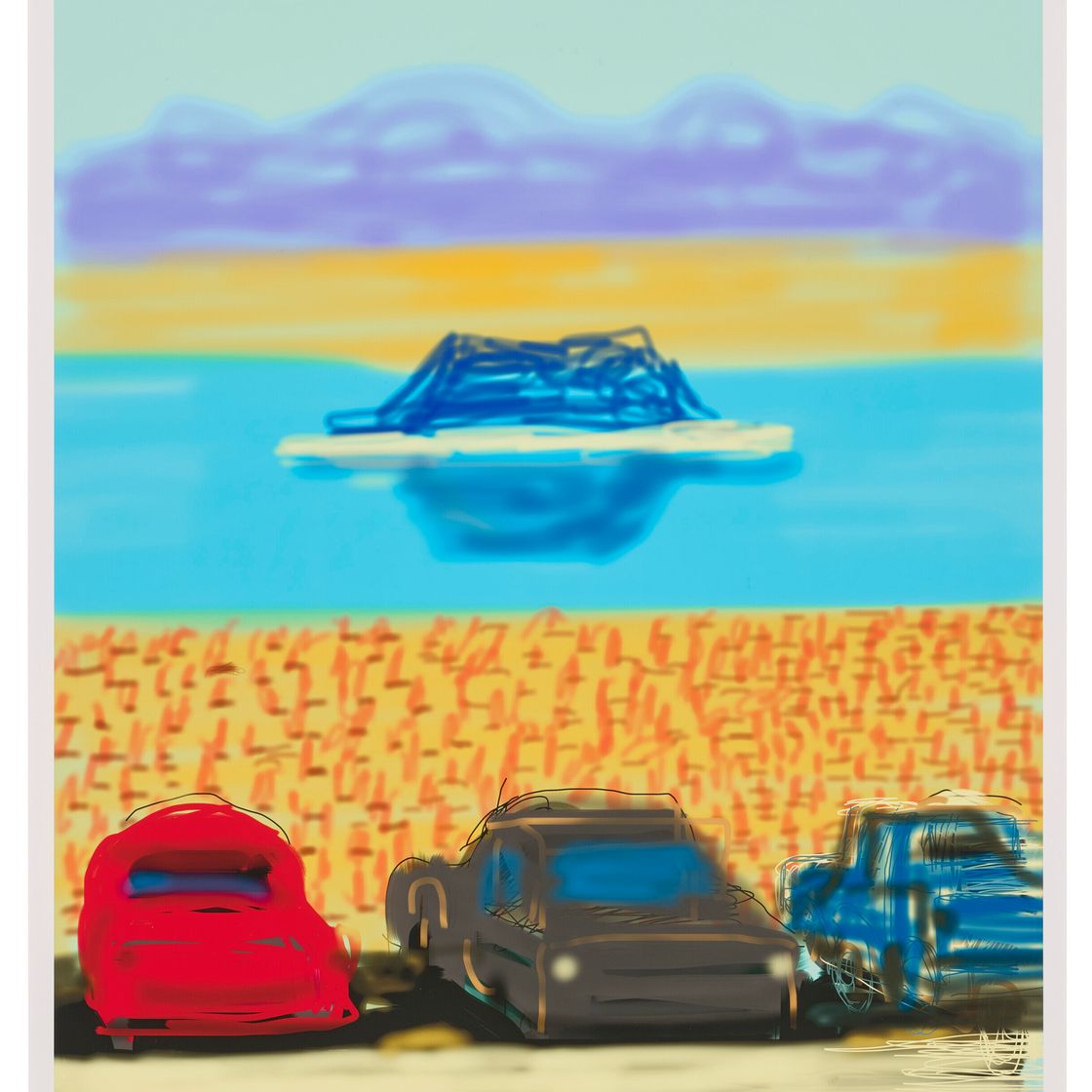 David Hockney — Без названия, № 17, от: The Yosemite Suite