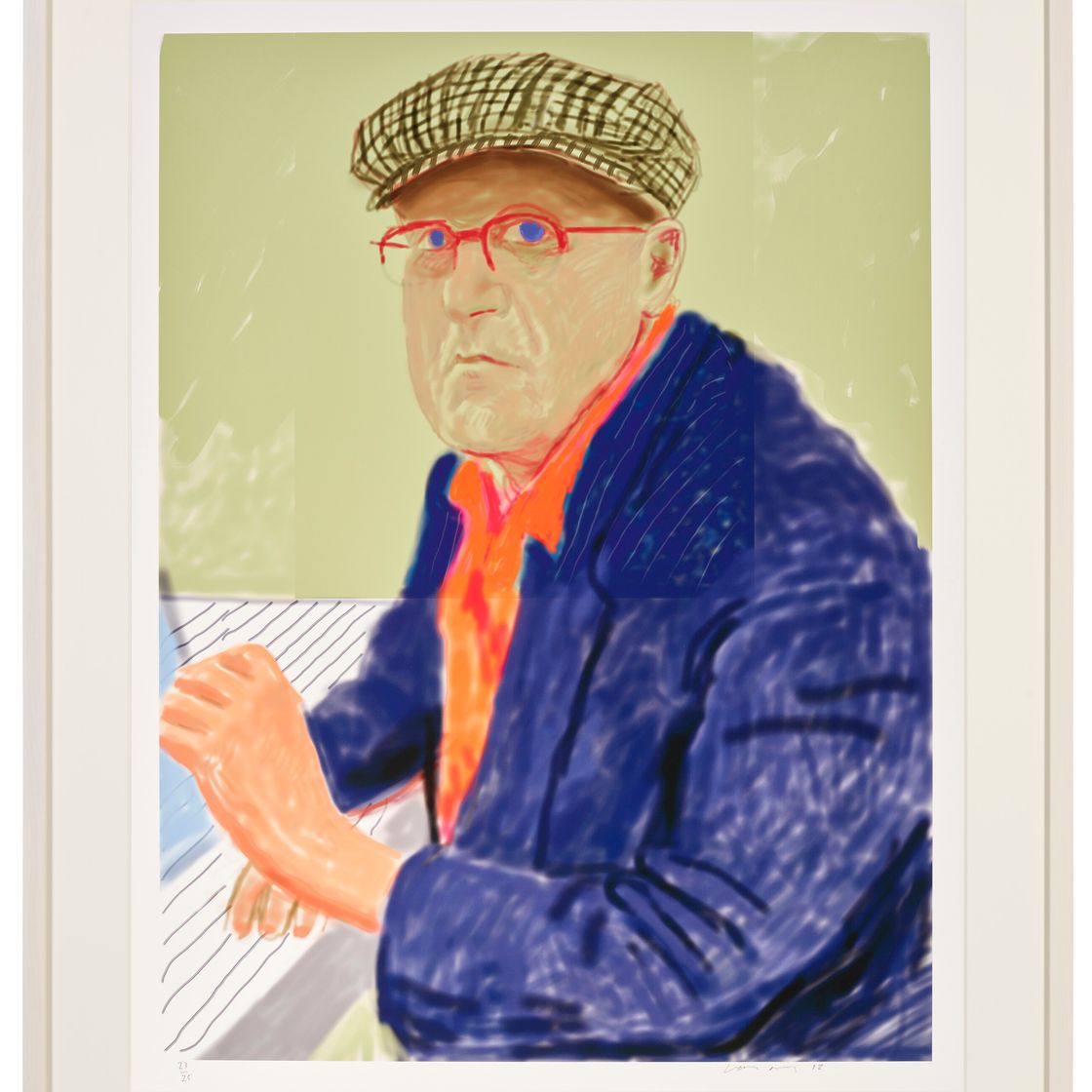 David Hockney — Автопортрет, 14 марта 2012 года, изображение 2