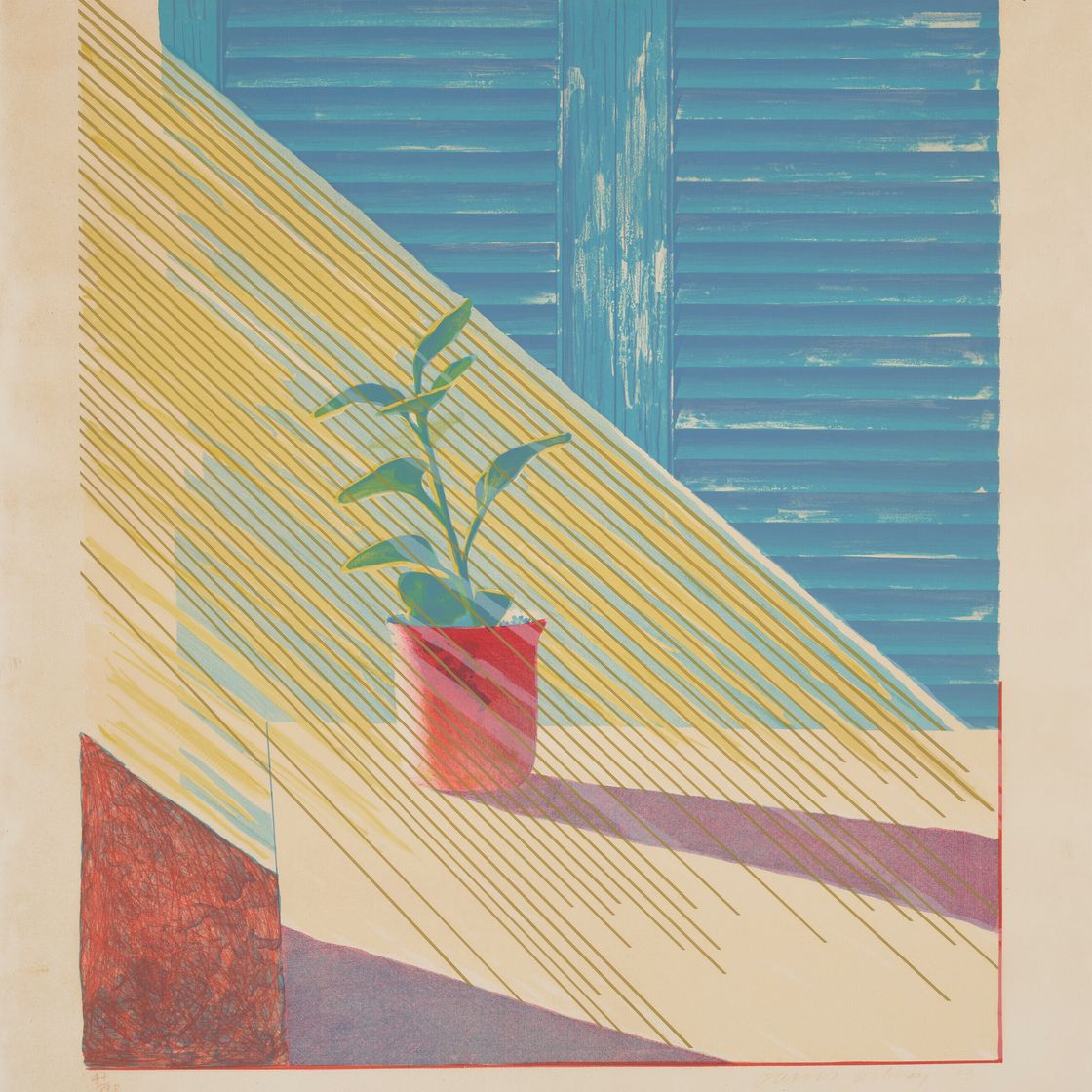 David Hockney — Солнце, из серии "Погода", изображение 1