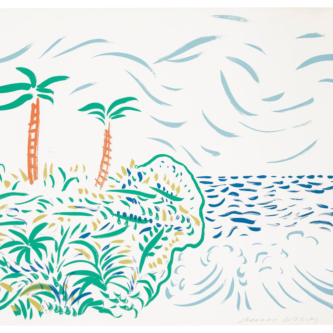 David Hockney — Бора-Бора, изображение 1