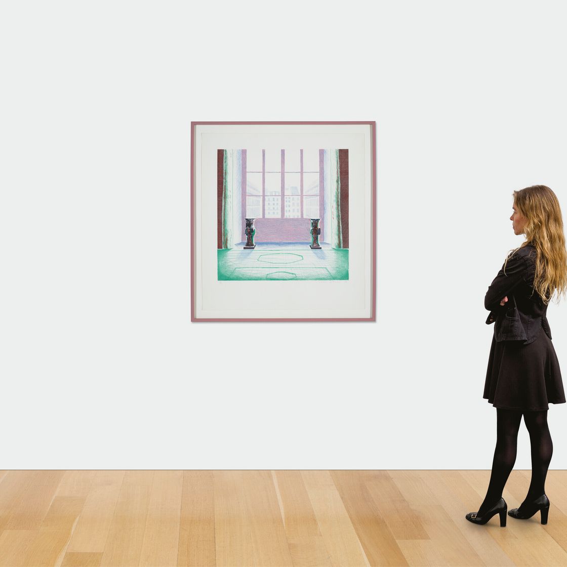 David Hockney — Две вазы в Лувре, изображение 2