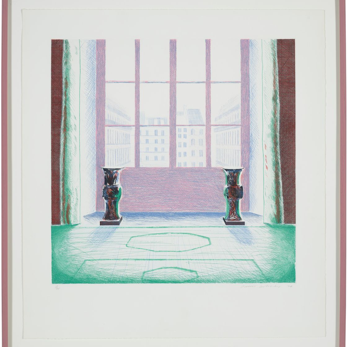 David Hockney — Две вазы в Лувре, изображение 3