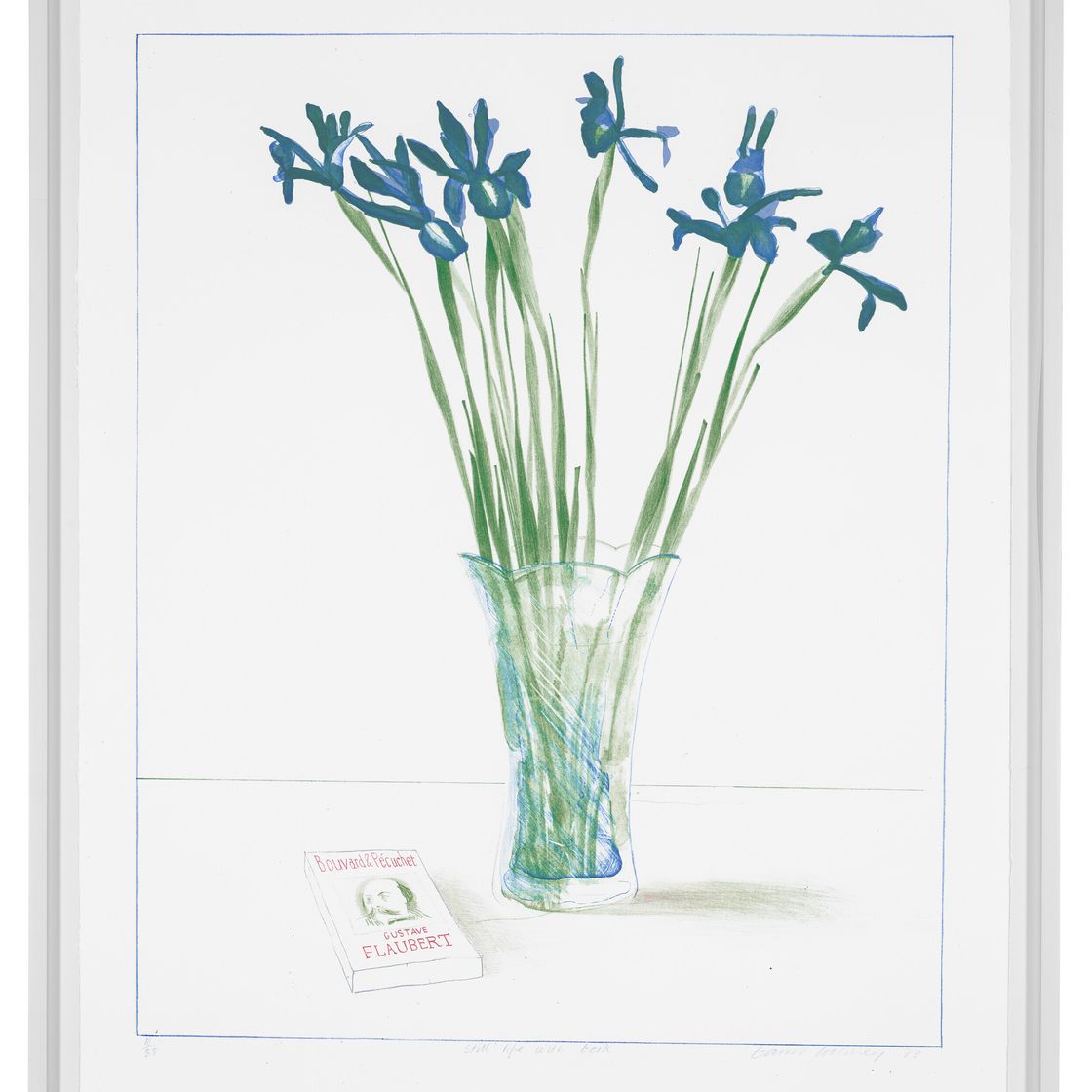 David Hockney — Натюрморт с книгой, изображение 2
