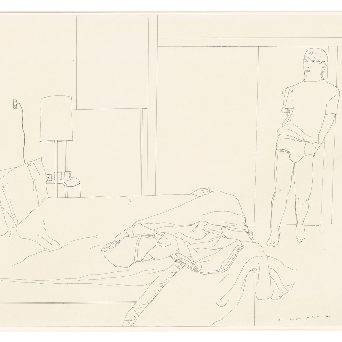 David Hockney — Бульвар Пико, Лос-Анджелес