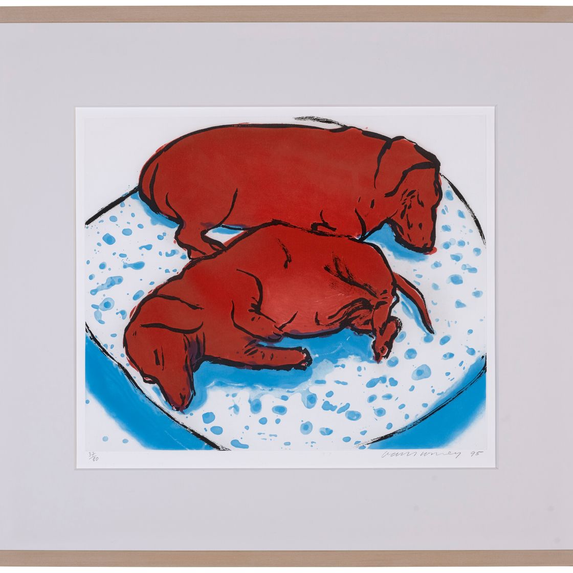 David Hockney — Горизонтальные собачки, изображение 2