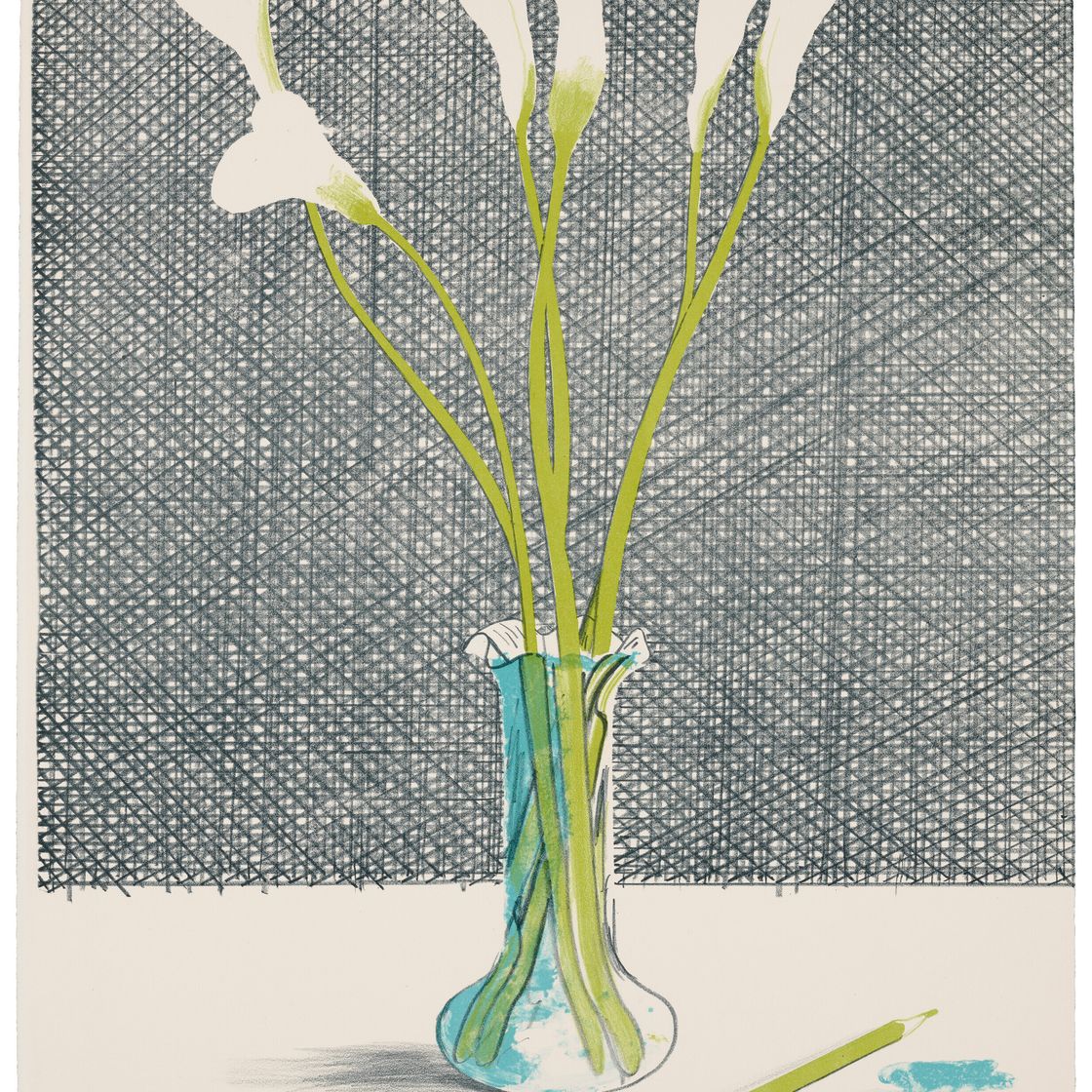 David Hockney — Лилии