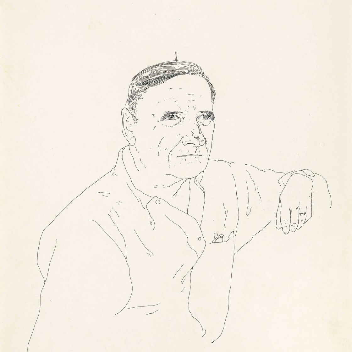 David Hockney — Кристофер Ишервуд, Санта-Моника