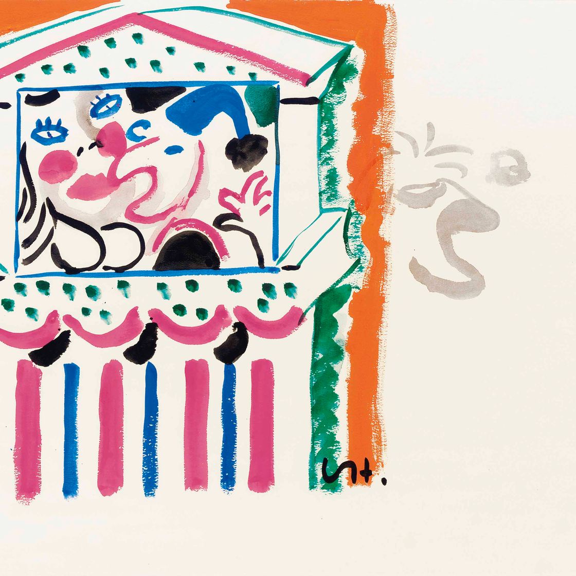 David Hockney — Панч и Джуди, IV