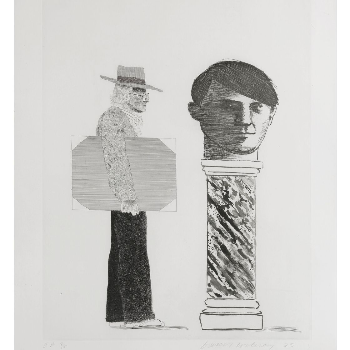 David Hockney — Студент: Дань уважения Пикассо, изображение 1
