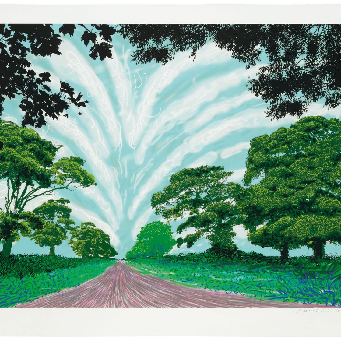 David Hockney — Летнее небо