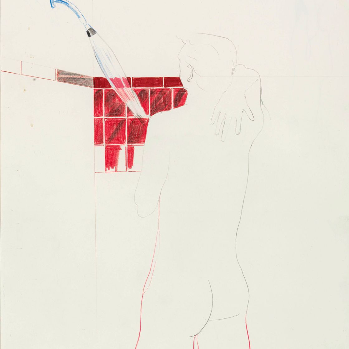 David Hockney — Обнаженный мальчик, Лос-Анджелес