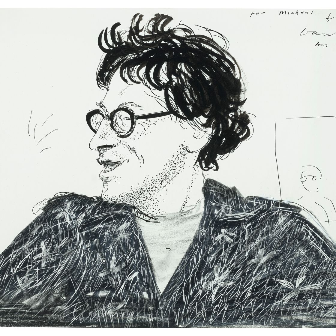 David Hockney — Портрет Майкла Горовица, изображение 1