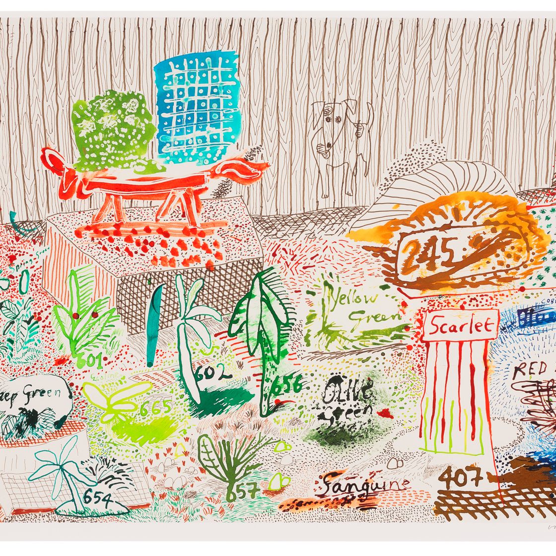 David Hockney — Тест чернил, 19-21 марта, изображение 1