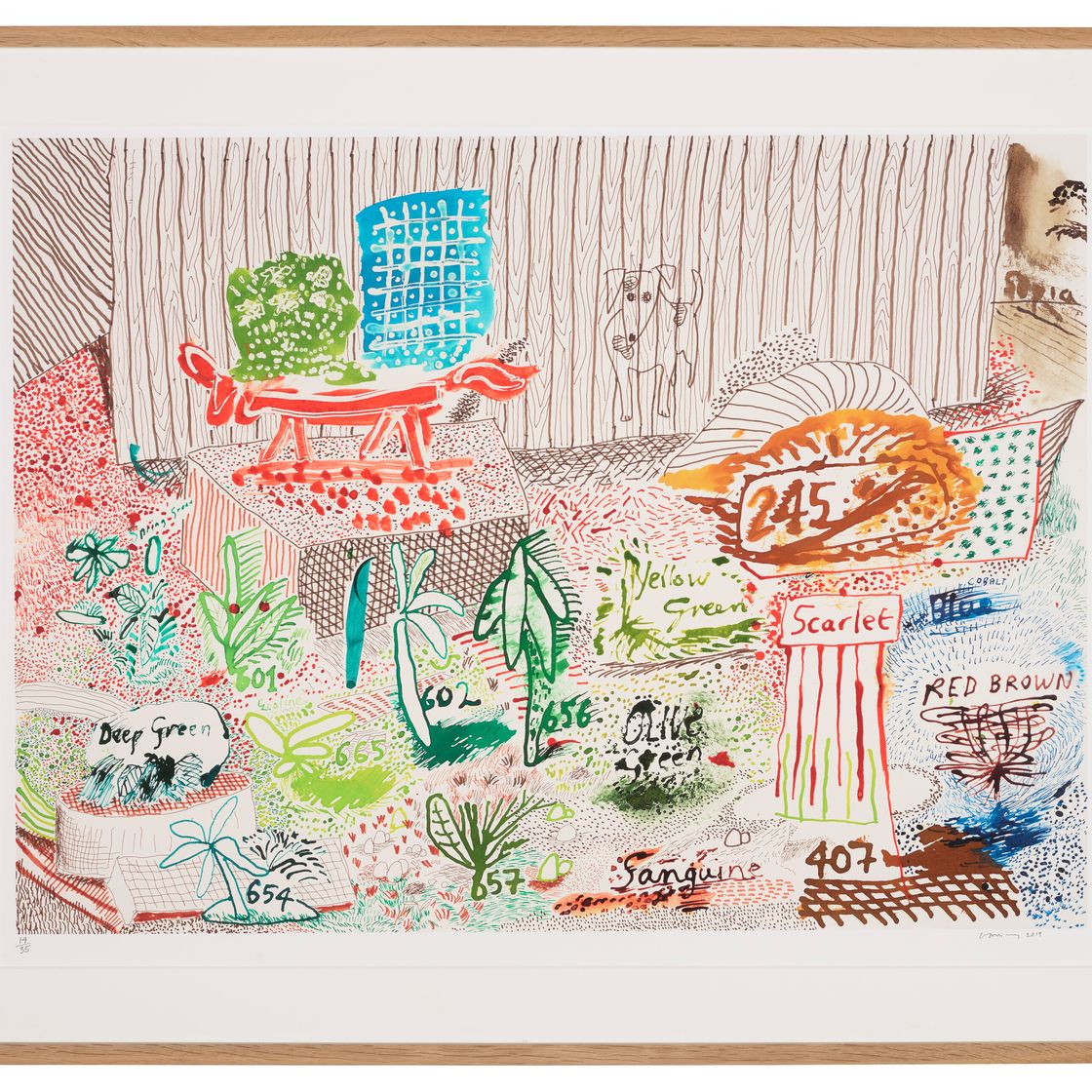 David Hockney — Тест чернил, 19-21 марта, изображение 2