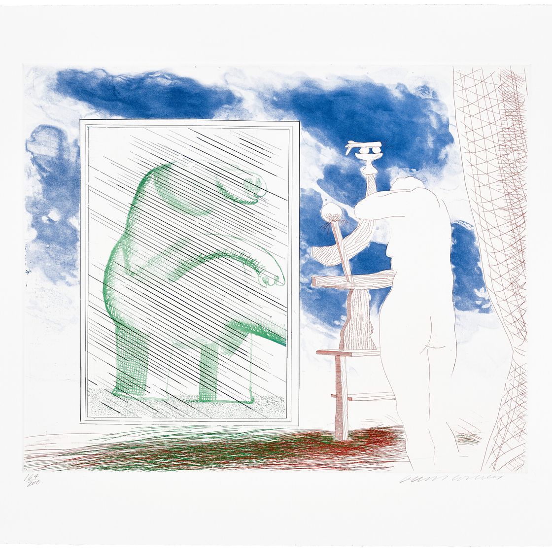 David Hockney — Синяя гитара, изображение 13
