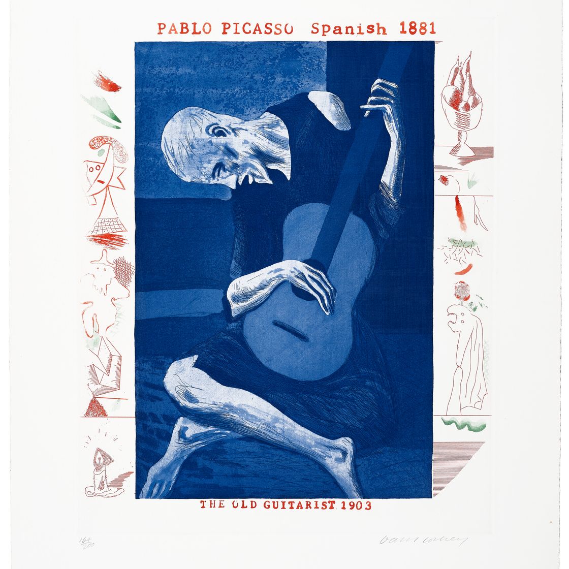 David Hockney — Синяя гитара, изображение 3