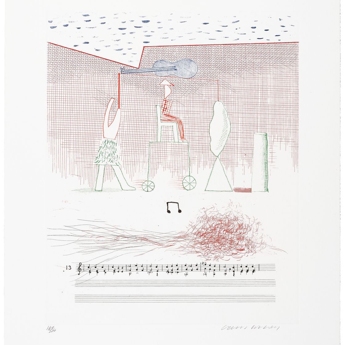 David Hockney — Синяя гитара, изображение 7