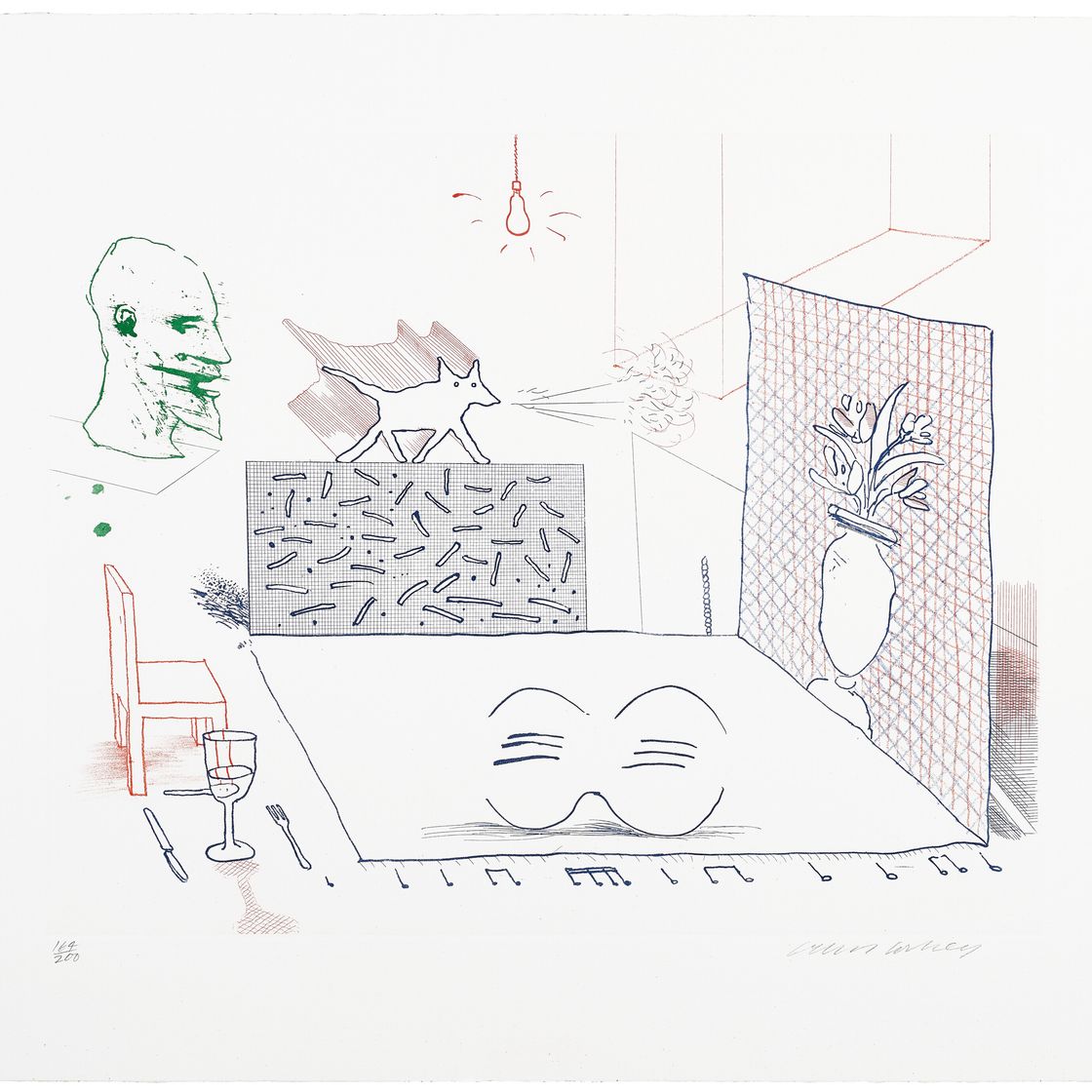 David Hockney — Синяя гитара, изображение 8