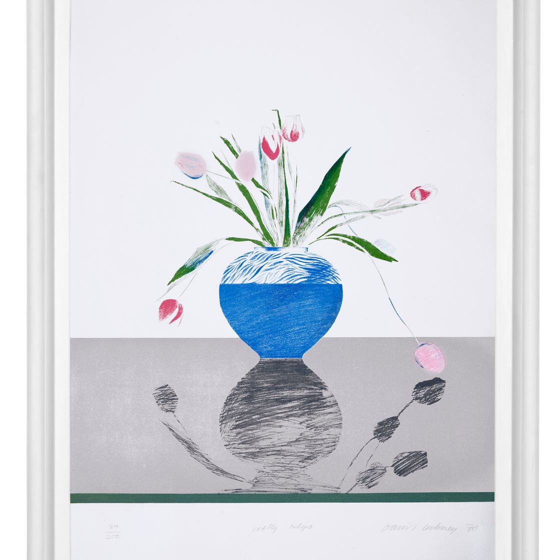 David Hockney — Красивые тюльпаны, изображение 2