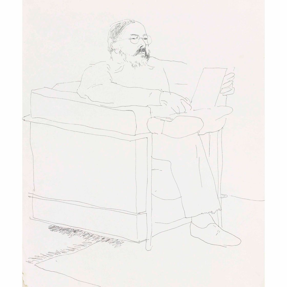 David Hockney — Портрет Генри Гелдзалера